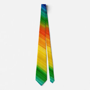 Vibrant Rainbow of Colors Neck Tie