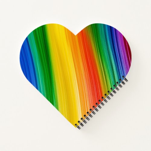 Vibrant Rainbow of Colors Notebook