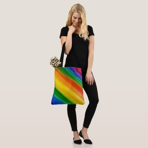 Vibrant Rainbow of Colors Tote Bag