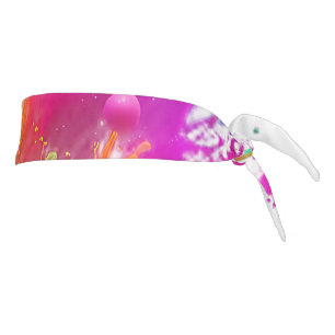 Vibrant Rainbow Paint Splatter Explosion Tie Headband