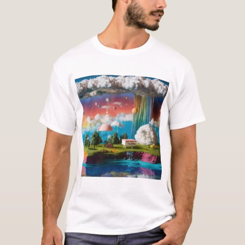 Vibrant Rainbow T_Shirt Design