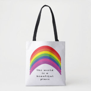 Vibrant Rainbow Tote Bag