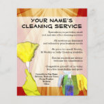 Vibrant Ray Business Office Cleaning Service Flyer