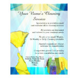 Vibrant Ray Business Office Cleaning Service Flyer
