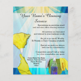flyers for cleaning business