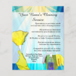 Vibrant Ray Business Office Cleaning Service Flyer