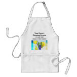 Vibrant Rays Custom Cleaning Service Business Adult Apron