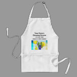 Vibrant Rays Custom Cleaning Service Business Adult Apron