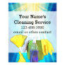 Vibrant Rays Custom Cleaning Service Business Flyer