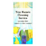 Vibrant Rays Custom Cleaning Service Business Rack Card