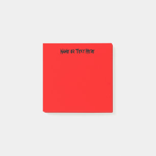 Vibrant Red Post-it Notes