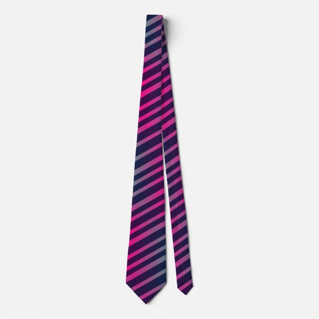 Vibrant Regimental Style Neck Tie (Front)