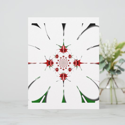 Vibrant Republic of Kenya Shield Flag Kaleidoscope (Standing Front)