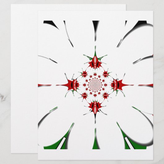 Vibrant Republic of Kenya Shield Flag Kaleidoscope (Front/Back)