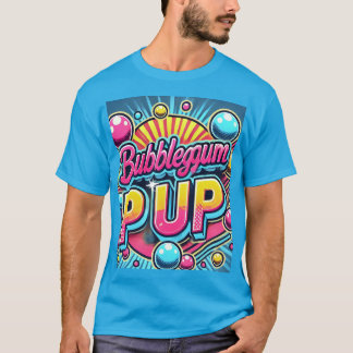 Vibrant Retro "Bubblegum Pop" Art T-Shirt