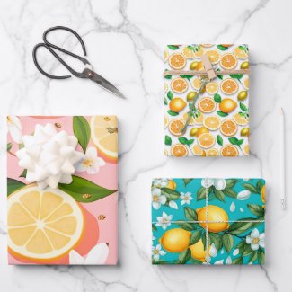 Vibrant Retro Citrus Medley Christmas 