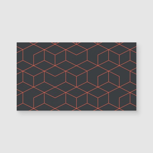 Vibrant, retro, simple, cool, trendy cube pattern (Front)