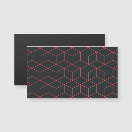 Vibrant, retro, simple, cool, trendy cube pattern (Front/Back)