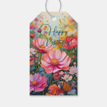 Vibrant Romantic Floral Garden Birthday