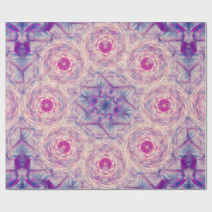 Vibrant Rose Brooch Wrapping Paper