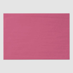 Vibrant Rose Deep Pink Solid Color #ca3f67 Tissue Paper