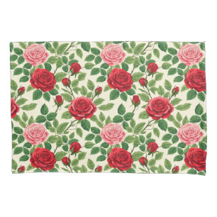 🌹 Vibrant Rose Pattern Romantic Home Decor Gift🌹 Pillow Case