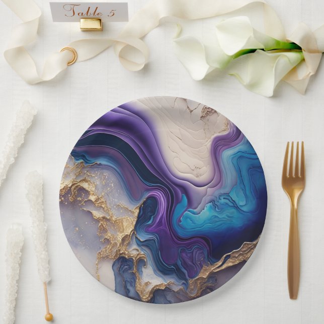 Vibrant Round Paper Plates for Stunning Tables (Wedding)
