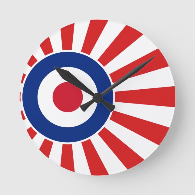 Vibrant Roundel Mods JAPAN Target Scooter Round Clock (Front)