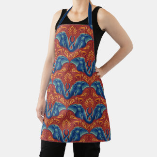 Vibrant Safari Tapestry Pattern - The White Lotus Apron