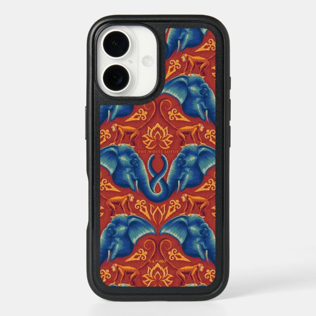 Vibrant Safari Tapestry Pattern - The White Lotus Otterbox iPhone Case (Back)