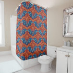 Vibrant Safari Tapestry Pattern - The White Lotus Shower Curtain