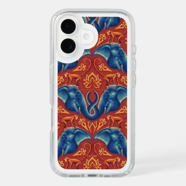 Vibrant Safari Tapestry Pattern - The White Lotus Speck iPhone Case (Front)