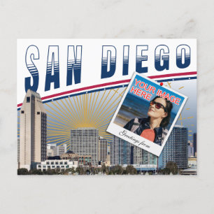 Vibrant San Diego California Photo Collage Postcard
