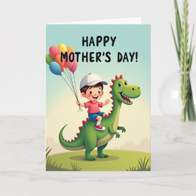 Vibrant Scene Mothers Day Card (Front)