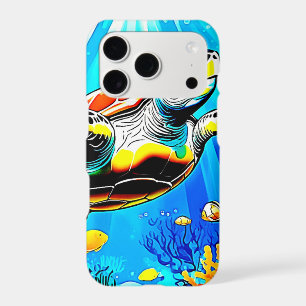 Vibrant Sea Turtle Dreamscape iPhone 17 Pro Case