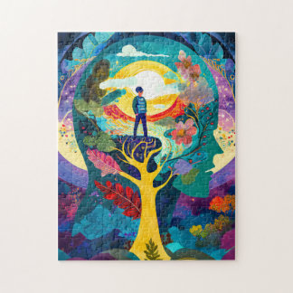 Vibrant Self-Reflection Jigsaw Puzzle