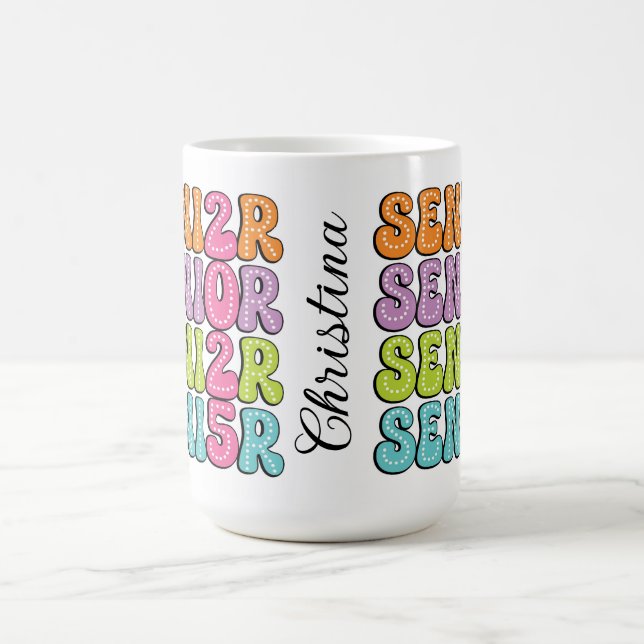 Vibrant Senior Year Celebration Coffee Mug (Center)