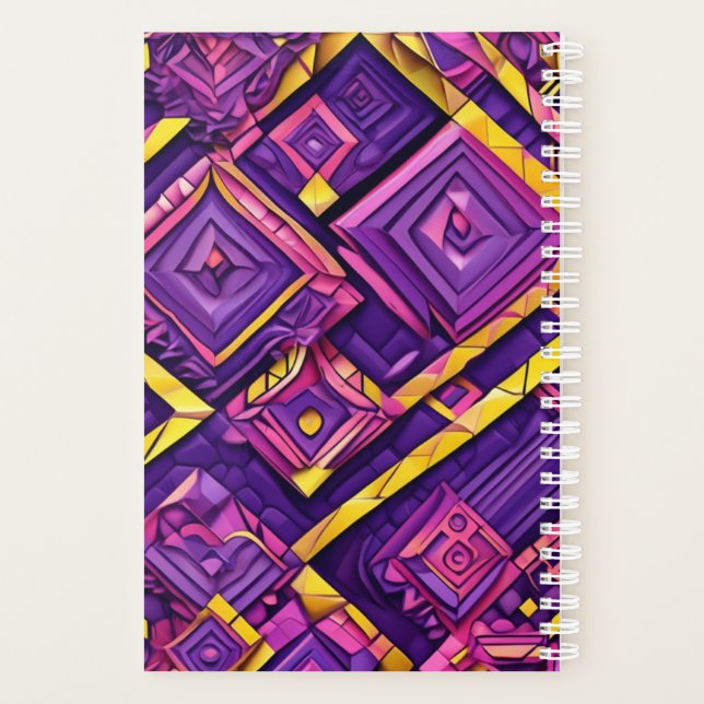Vibrant Shapes Planner (Back)