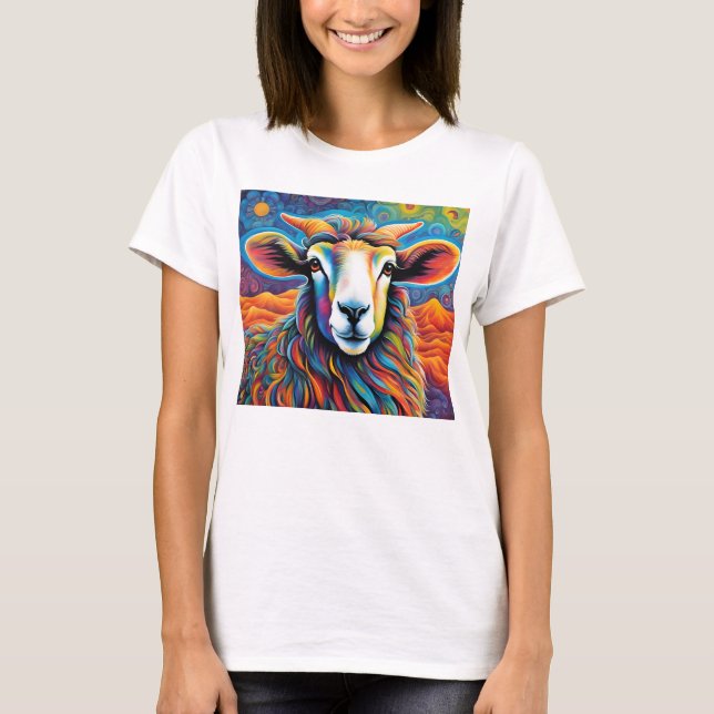 Vibrant Sheep Tee (Front)