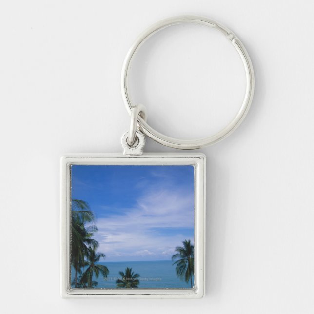 Vibrant shoreline keychain (Front)