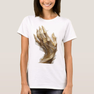 Vibrant Silver ABSTRACT ART Fashion Print T-Shirt