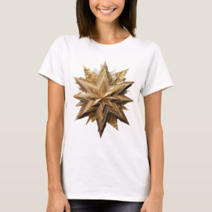Vibrant Silver ABSTRACT ART Graphic Design T-Shirt