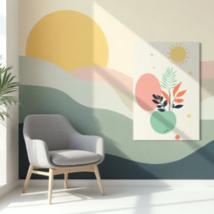 Vibrant Simplicity Poster