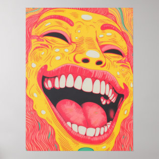 Vibrant Smile Poster