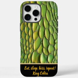 Vibrant snakeskin patterns in sunlight iPhone 16 pro max case