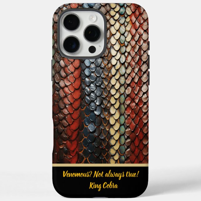 Vibrant snakeskin revealing nature's art Case-Mate iPhone case (Back)