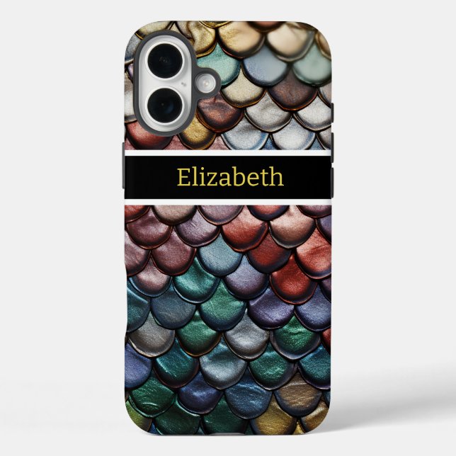 Vibrant snakeskin scales in nature Case-Mate iPhone case (Back)