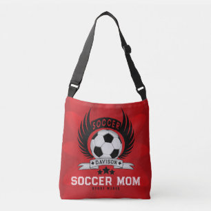 Vibrant Soccer Logo Sporty Birthday Gifts Crossbody Bag