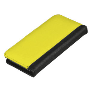 Vibrant Solid Yellow Background  iPhone 8/7 Wallet Case
