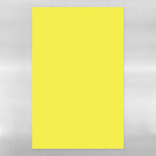 Vibrant Solid Yellow Background  Magnetic Dry Erase Sheet